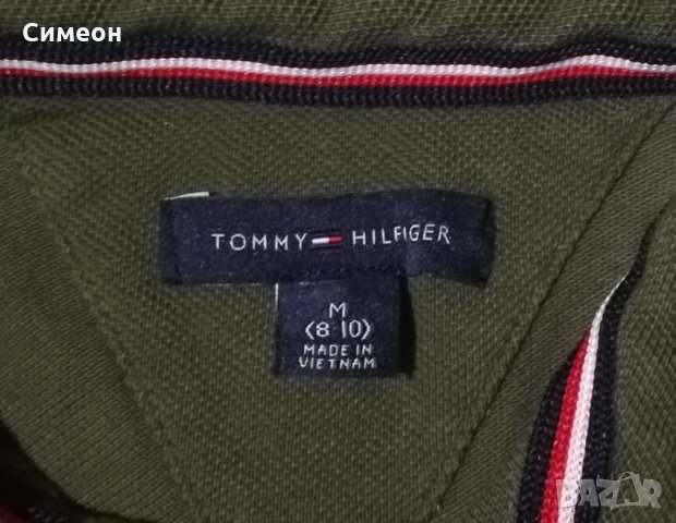 Tommy Hilfiger оригинална поло тениска ръст 128-137см памучна фланелка, снимка 3 - Детски тениски и потници - 34030267