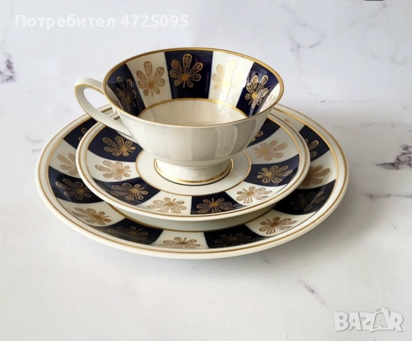 Троен порцеланов сет