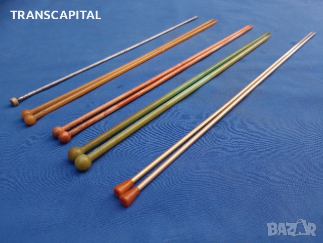 Игли за плетене, големи 