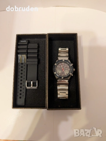 Промо! Citizen x JAL Promaster C650 diver eco-drive соларен часовник, снимка 9 - Мъжки - 52912653