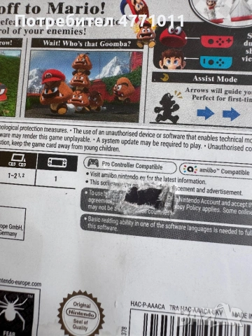 Super Mario Odyssey, снимка 4 - Игри за Nintendo - 54034559