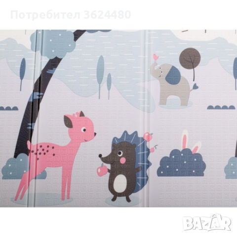 Водоустойчива подложка за игра - сгъваемо шарено килимче , снимка 17 - Други - 52773814