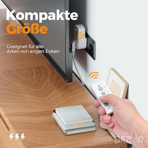 Комплект радио контакти с дистанционно управление 3600W, снимка 4 - Ключове, контакти, щепсели - 51067424