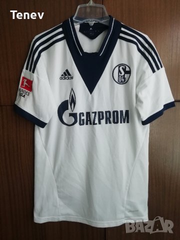 Schalke 04 Draxler Adidas оригинална тениска фланелка Шалке Дракслер 2013/2014 Away , снимка 2 - Тениски - 37485913