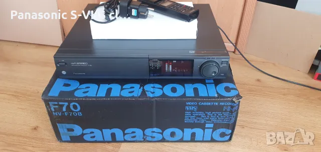 Panasonic NV-F70B VHS/Hi-Fi stereo Sp/Lp rec-play AV, снимка 2 - Плейъри, домашно кино, прожектори - 49245360