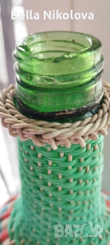 Плетено шише , снимка 7 - Антикварни и старинни предмети - 50435070