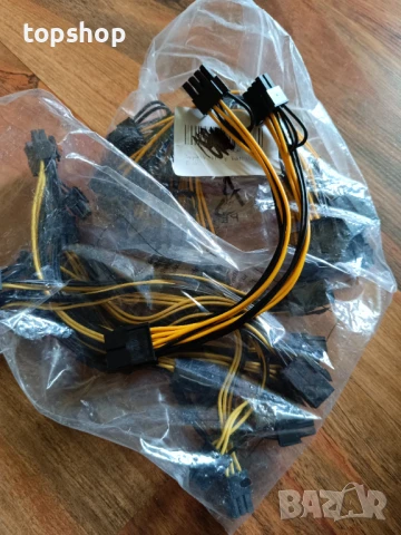 Кабелен разклонител 8 pin pcie към 2xpcie 8 (6+2) pin
