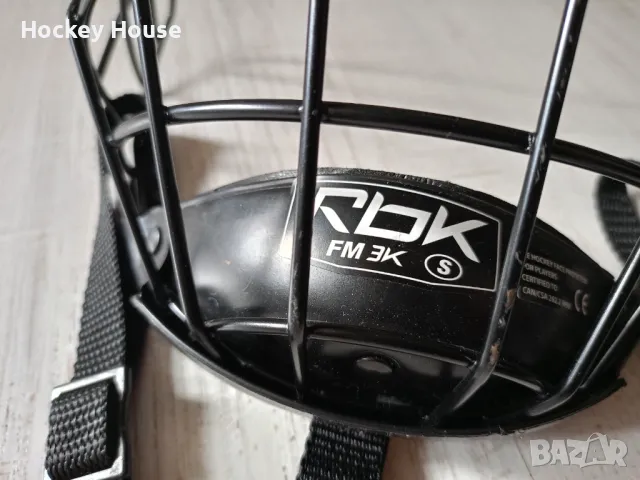 Reebok защитна мрежа за хокейна каска - черна