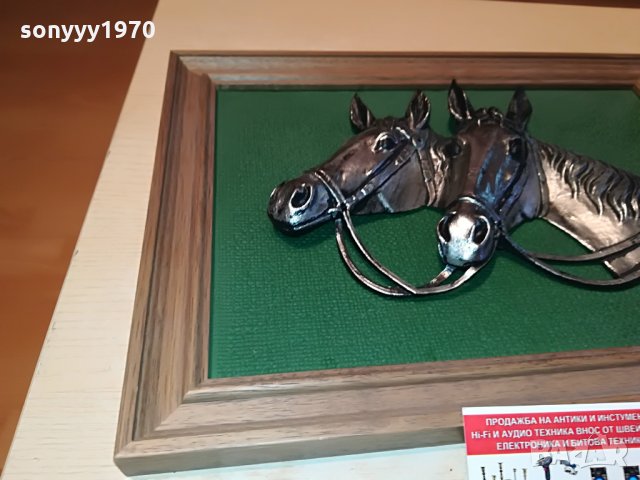 картина коне-внос германия 2208212031, снимка 5 - Антикварни и старинни предмети - 33890688