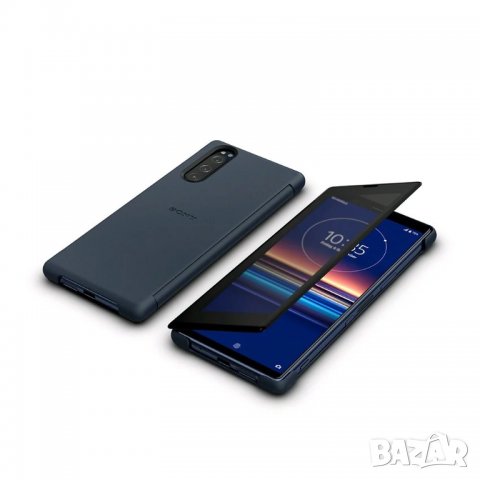 Оригинален калъф, Style Cover View за Sony Xperia 5, снимка 4 - Калъфи, кейсове - 38346069