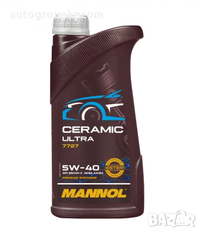 MANNOL- 5W40 -CERAMIC Ultra Syntese, снимка 2 - Аксесоари и консумативи - 50613055