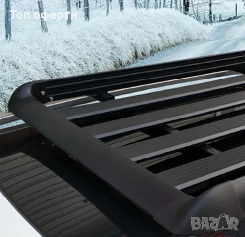 Багажник за покрив 512 (127 х 96 см) - Черен, снимка 4 - Аксесоари и консумативи - 48768185