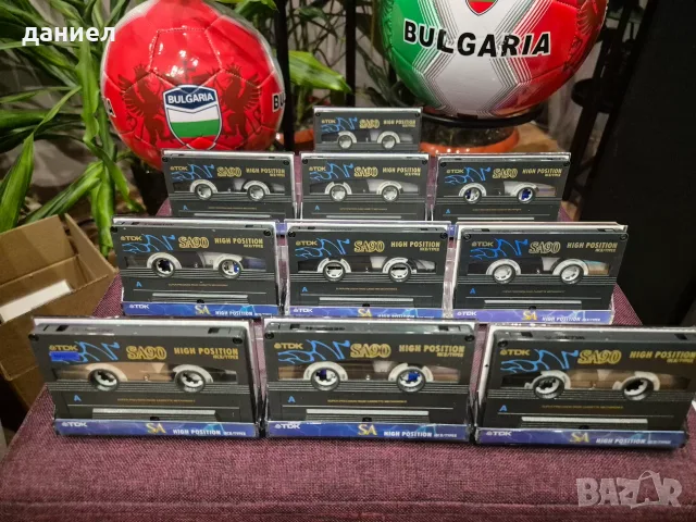 10 бр. аудио касети TDK SA90 - TYPE II - хромна лента - като нови + подарък