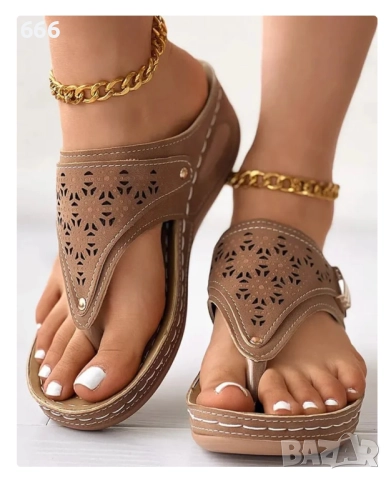 Дамски сандали с мека подметка, снимка 9 - Сандали - 51640451