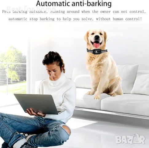 HZXINWANG Акумулаторна каишка за обучение на кучета с тъчскрийн, снимка 6 - За кучета - 50152839