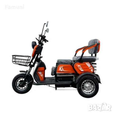 Електрическа Триколка X1 1800W, снимка 2 - Мотоциклети и мототехника - 54144767