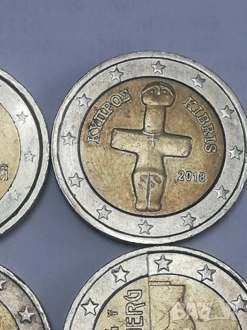 лот от 15 монети от 2 евро различни държави, снимка 4 - Нумизматика и бонистика - 47791967