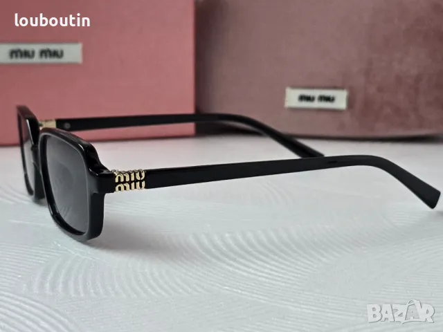 Miu 2025 дамски слънчеви очила правоъгълни, снимка 8 - Слънчеви и диоптрични очила - 48744950