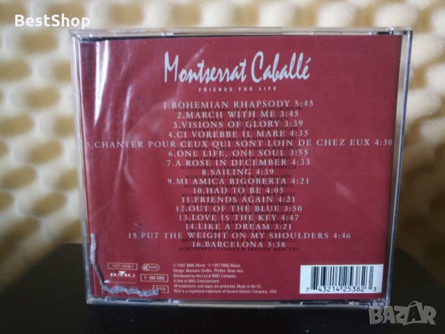 Montserrat Caballe - Friends for life, снимка 2 - CD дискове - 30226278