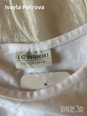 Момичешка блуза за лятото 8-9 годишно, 128-134 см, снимка 2 - Детски Блузи и туники - 50630737