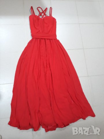Елегантна дълга червена рокля Megz в Рокли в гр. Шумен - ID31356642 —  Bazar.bg