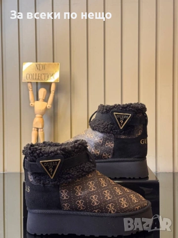 Guess Дамски Зимни Меки И Топли Боти Гес - Налични Различни Цветове Код E1173, снимка 18 - Дамски боти - 53226861