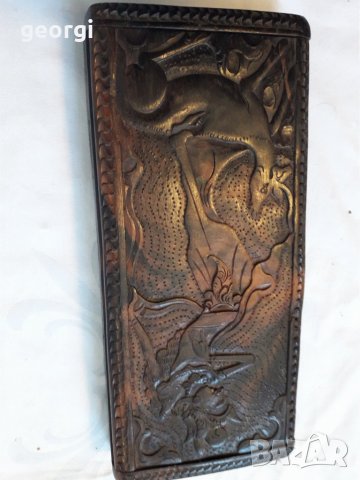 Уникат стара дървена резбована кутия за бижута, снимка 11 - Декорация за дома - 31603403