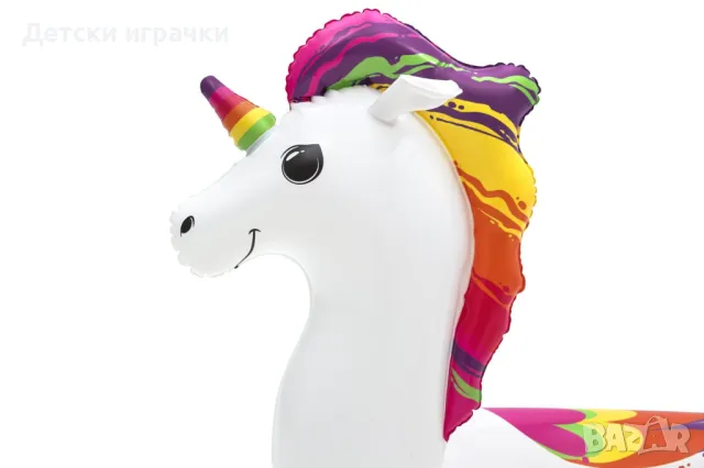 Надуваем пояс Fantasy Unicorn Bestway 119х91см еднорог, за басейн и плаж  , снимка 5 - Надуваеми играчки - 49971035