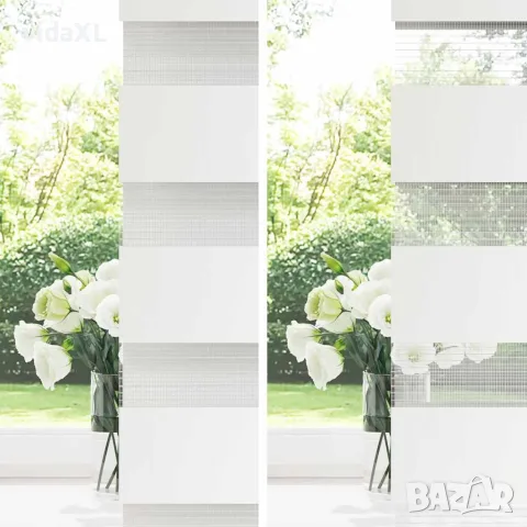 vidaXL Зеброва щора 50x100 см ширина на плата 45,9 cm полиестер, снимка 7 - Щори - 56147387