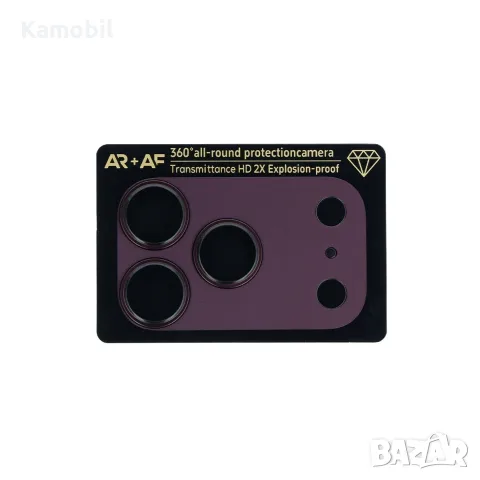 Протектор за камера от алуминий и закалено стъкло Iphone 18 Pro Max, снимка 4 - Фолия, протектори - 56259484