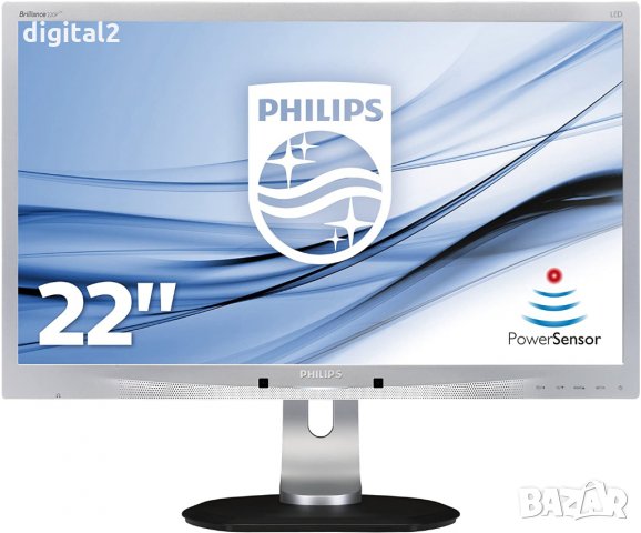 Монитор Philips 220P4LPYES 22-Inch LED поставка с регулиране/Перфектни 