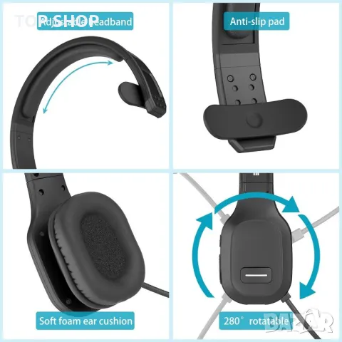 КОНФЕРЕНТНА СЛУШАЛКА PUTARE M100C Bluetooth, снимка 4 - Bluetooth слушалки - 48887763