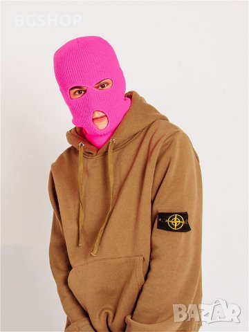 Зимна шапка маска - Purple Neon Balaclava, снимка 6 - Шапки - 30397928