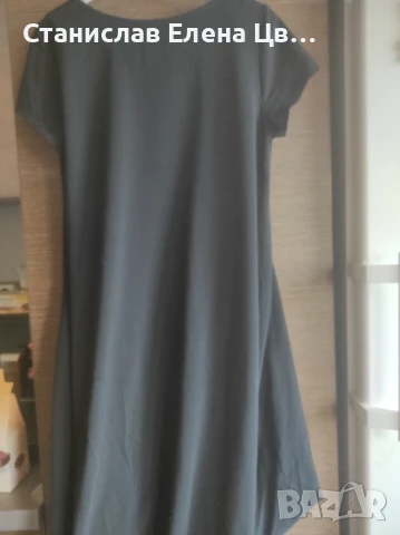 Черна рокля Junona трико, снимка 3 - Рокли - 51147905