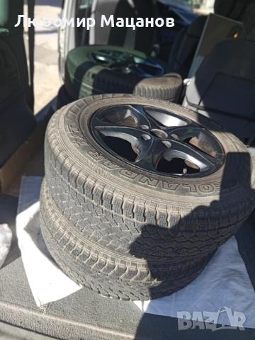 Продавам 4 бр. алуминиеви джанти със зимни гуми , снимка 7 - Гуми и джанти - 53241639