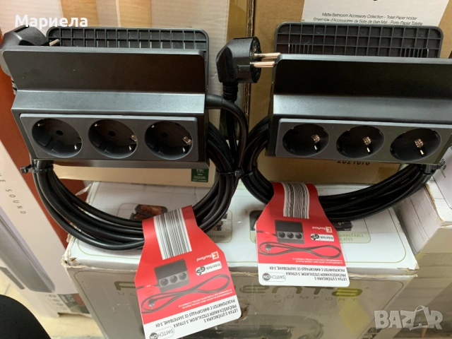 Троен Разклонител с Фиксиращо се Закрепване 3680W , 3 метра