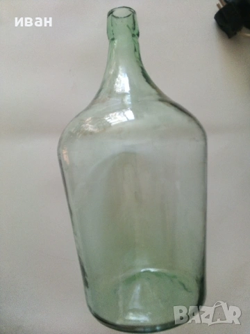 Две стари стъклени шишета / дамаджани 5 литра, снимка 12 - Други ценни предмети - 53105773