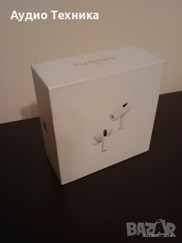 Чисто нови НЕУПОТРЕБЯВАНИ слушалки Apple AirPods Pro 2 generation, снимка 2 - Bluetooth слушалки - 52864410