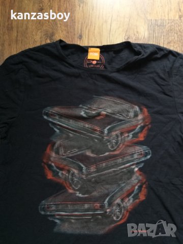 hugo boss orange - страхотна мъжка тениска КАТО НОВА, снимка 3 - Тениски - 36623126