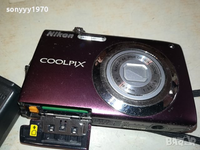 NIKON+ЗАРЯДНО И БАТЕРИЯ 0610231636, снимка 7 - Фотоапарати - 42460524