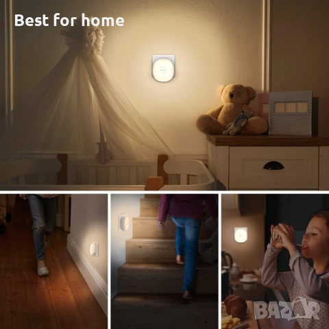 Акумулаторни нощни лампи със сензор за здрач, снимка 8 - Други - 52194802