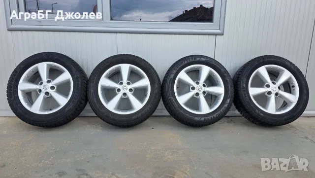 Оригинални джанти за Nissan Qashqai, X-Trail, Juke с почти нови зимни гуми Goodyear Ultragrip