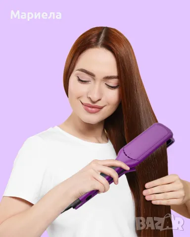 Широка преса за коса до 240°С / Професионална Преса за Коса / Бързо загряване за 30 сек., снимка 5 - Преси за коса - 49854879