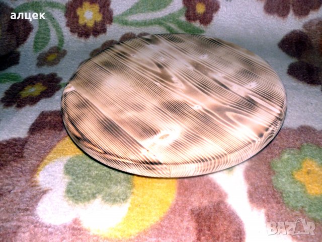 Дървен въртящ поднос