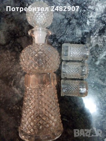 Стар комплект за ракия, снимка 3 - Антикварни и старинни предмети - 31428511