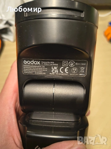 Светкавица Godox - V1N, 75Ws, за Nikon, черна , снимка 7 - Светкавици, студийно осветление - 53040361