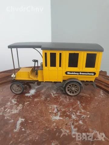 Cursor модел Bussing Omnibus 1904/стара немска метална колекционерска количка-автобус