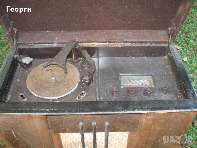 ALBA 475B, 1948 г. - ретро радиошкаф + грамофон с чейнджър., снимка 4 - Други ценни предмети - 31105322