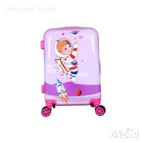 Детски куфар Mercado Trade, Поликарбон, Космос, Различни размери