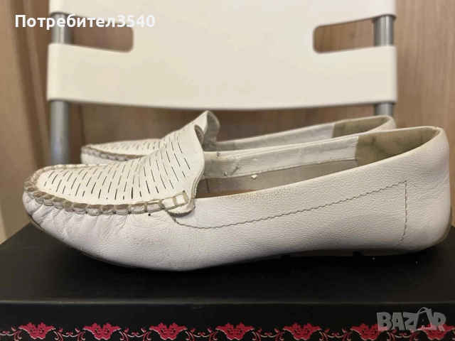 Бели мокасини Ramarim, снимка 6 - Дамски ежедневни обувки - 43352134